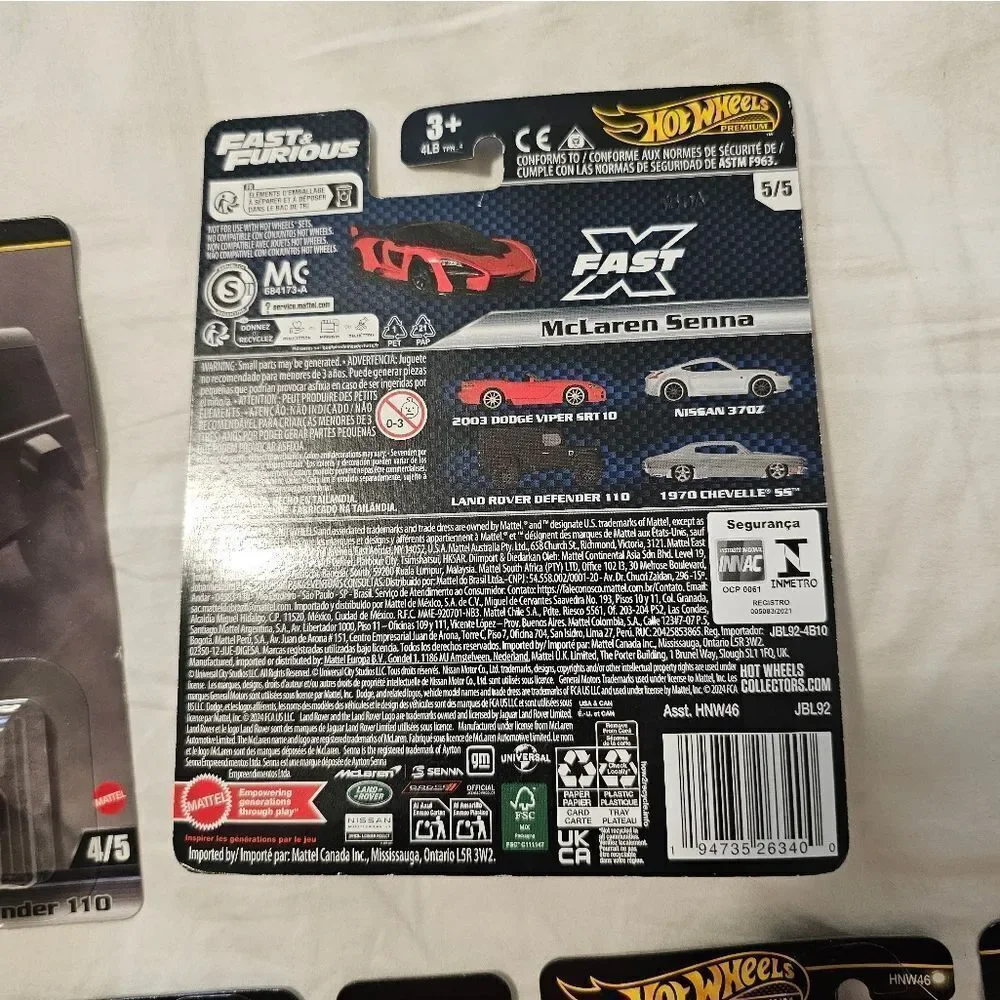 HotWheels Premium Full Set Of 5